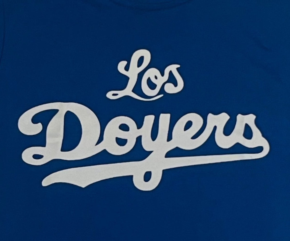 SuperStarTshirts Los Doyers Los Angeles Dodgers Parody Baseball T Shirt Stylish Royal Blue T-Shirt