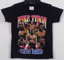 Load image into Gallery viewer, New &quot;Iron Mike Tyson Picture Collage&quot; Youth Silkscreen Shirt. Available In XS-XL.
