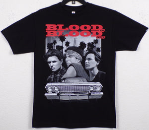 New "Blood In Blood Out" Unisex Silkscreen T-Shirt. Available From Small-3XL.