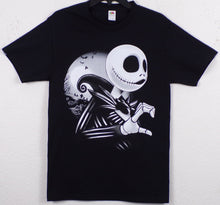 Load image into Gallery viewer, New &quot;Jack Skellington Half Heart&quot; Men&#39;s Silkscreen T-Shirt. Available From Small-3XL.
