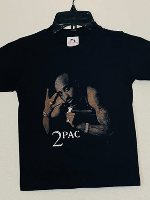 2Pac All Eyez on Me Youth Hip Hop Silkscreen T-Shirt. Available in sizes XS-XL youth from JB Accessories05                