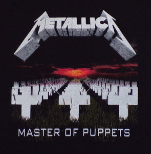 New "Metallica Master Of Puppets" Youth Silkscreen T-Shirt. Available In XS-XL Youth.