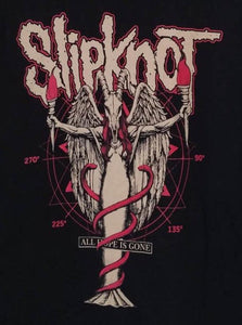 New "Slipknot Red All Hope Is Gone" Unisex Silkscreen T-Shirt. Available From Small-2XL.