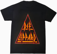 Load image into Gallery viewer, New &quot;Def Leppard - Triangle Logo&quot; Unisex Silkscreen T-Shirt. Available From Small-3XL.
