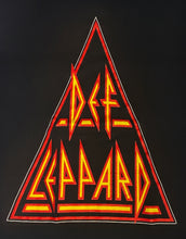 Load image into Gallery viewer, New &quot;Def Leppard - Triangle Logo&quot; Unisex Silkscreen T-Shirt. Available From Small-3XL.
