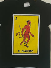 Load image into Gallery viewer, New &quot;El Diablito (Skinny)&quot; Boys Youth Silkscreen Novelty T-Shirt. Available In XS-XL Youth.
