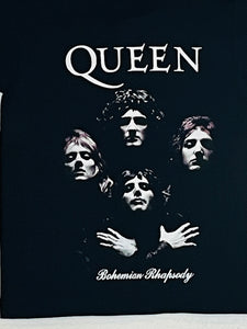 New "Queen-Bohemian Rhapsody" Youth Silkscreen T-Shirt. Available In XS-XL Youth.