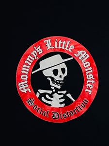 New "Social Distortion Mommy's Little Monster (Cursive)" Youth Silkscreen T-Shirt. Available In XS-XL Youth.