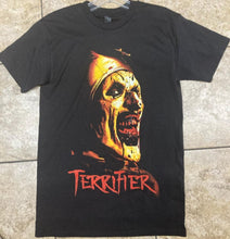 Load image into Gallery viewer, New &quot;Terrifier - Art The Clown&quot; Unisex Silkscreen T-Shirt. Available From Small-3XL.
