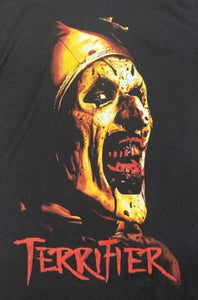 New "Terrifier - Art The Clown" Unisex Silkscreen T-Shirt. Available From Small-3XL.