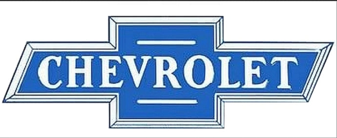 new chevrolet bow tie embossed aluminum die cut sign 24width x 9height general motors chevy chevrolet cars auto aluminum novelty wall decor