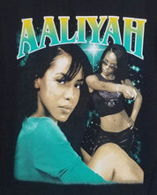 Load image into Gallery viewer, new aaliyah double pose shirt silkscreen hip hop r b apparel adult
