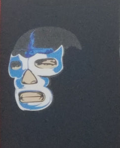 Blue Demon - The Masked Icon unisex silkscreen lucha libre T-shirt featuring the legendary Mexican wrestler. Available in sizes Small-2XL.