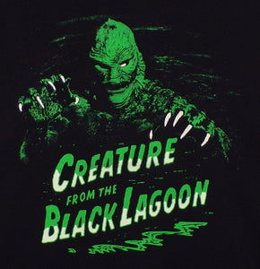 New ’Creature From The Black Lagoon’ Adult Silkscreen T-Shirt. Available In Small-3XL. - Unisex Short Sleeve Shirt