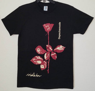 depeche mode violator adult silkscreen t-shirt available from small-3xl unisex shirts tops music industrial apparel