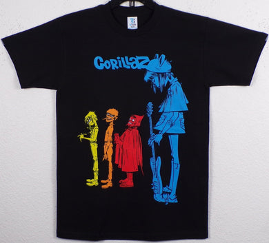 New ’Gorillaz - Blue Girl’ Adult Silkscreen T-Shirt. Available From Small-3XL. - Unisex Short Sleeve Shirt