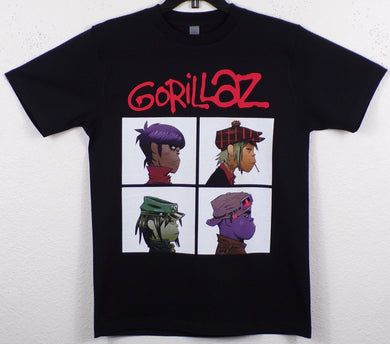 New ’Gorillaz - Demon Days’ Unisex Silkscreen T-Shirt. Available From Small-3XL.  - Men’s Short Sleeve Shirt