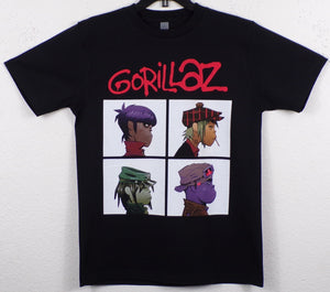 New ’Gorillaz - Demon Days’ Unisex Silkscreen T-Shirt. Available From Small-3XL.  - Men’s Short Sleeve Shirt