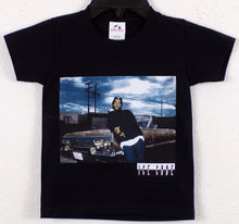 Load image into Gallery viewer, Ice Cube - Boyz N The Hood Youth Silkscreen T-Shirt featuring the iconic movie cover design on a black short-sleeve tee. Available in XS-XL
