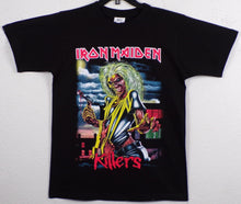 Load image into Gallery viewer, New ’Iron Maiden - Killers’ Unisex Silkscreen T-Shirt. Available From Small-3XL. - Small - Men’s Short Sleeve Shirt
