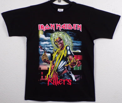 New ’Iron Maiden - Killers’ Unisex Silkscreen T-Shirt. Available From Small-3XL. - Small - Men’s Short Sleeve Shirt