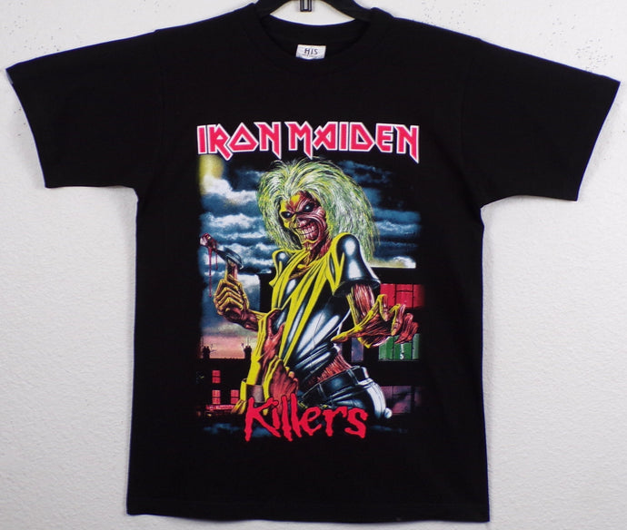 New ’Iron Maiden - Killers’ Unisex Silkscreen T-Shirt. Available From Small-3XL. - Small - Men’s Short Sleeve Shirt