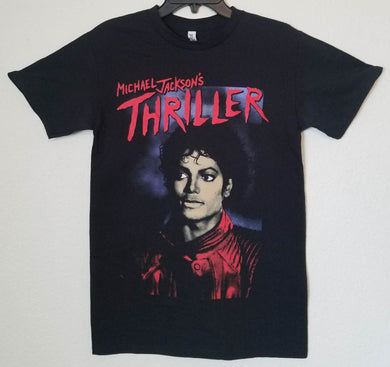 michael jackson thriller adult silkscreen t-shirt available from small-3xl unisex pop music apparel adult shirts tops