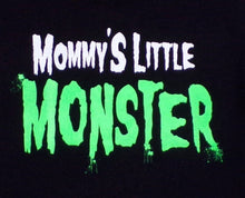 Load image into Gallery viewer, Mommy&#39;s Little MONSTER&quot; Youth Silkscreen T-Shirt featuring a bold graphic design, perfect for kids who like to stand out. Available in XS-XL
