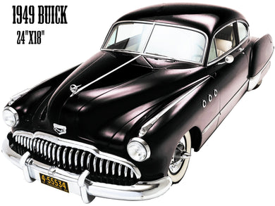 New ’1949 Buick Roadmaster’ Laser Cut Out Sign. 18’’H × 24’’W In Diameter. - Laser Cut