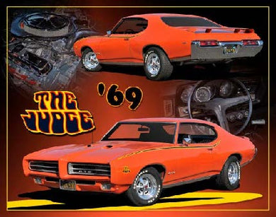 New ’1969 Pontiac GTO The Judge’ Wall Décor Metal Sign. 15’’W x 12’’H. - Metal Sign