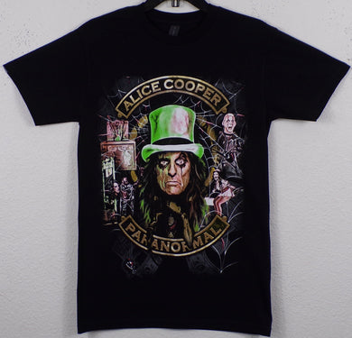 New ’Alice Cooper - Paranormal’ Unisex Silkscreen T-Shirt. Available From Small-3XL. - Small - Men’s Short Sleeve Shirt