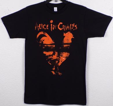 New ’Alice In Chains - Rooster’ Unisex Silkscreen T-Shirt. Available From Small-2XL. - Small - Men’s Short Sleeve Shirt