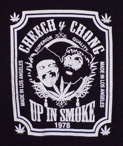 New ’Cheech & Chong - Up In Smoke’ Unisex Silkscreen T-Shirt. Available From Small-3XL. - Men’s Short Sleeve Shirt