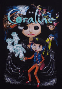 New ’Coraline Collage’ Unisex Silkscreen T-Shirt. Available From Small-3XL. - Men’s Short Sleeve Shirt