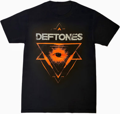 New ’Deftones - Red Triangle Eye’ Unisex Silkscreen T-Shirt. Available From Small-3XL. - Small - Men’s Short Sleeve