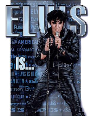 New ’Elvis Is...’ Classic Wall Décor Metal Sign. 12.5’’W x 16’’H. - Metal Sign