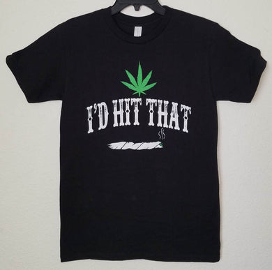 new id hit that joint mens silkscreen t-shirt available from small-2xl women weed unisex men joint funny apparel adult 420 shirts tops