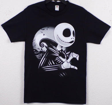 New ’Jack Skellington Half Heart’ Men’s Silkscreen T-Shirt. Available From Small-3XL. - Small - Men’s Short Sleeve Shirt