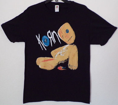 New ’Korn With Brown Doll’ Unisex Silkscreen T-Shirt. Available From Small-3XL. - Small - Men’s Short Sleeve Shirt