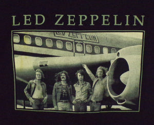 new led zeppelin next to airplane unisex silkscreen t-shirt available in small-3xl music men apparel classic rock apparel adult women unisex shirts tops