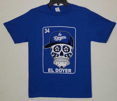 new los doyer el doyer mens silkscreen t-shirt available from small-2xl women unisex sports men the dodgers baseball apparel adult los angeles socal shirts tops