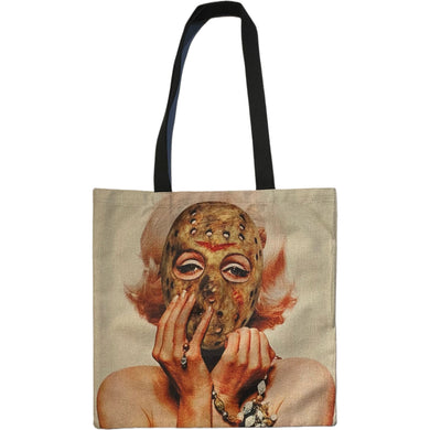 New ’Marilyn Monroe With Jason Voorhees Mask’ Canvas Tote Bags. Image Is Printed On Both Sides. - Handbags