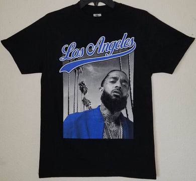 new nipsey hussle los angeles unisex silkscreen t-shirt available from small-3xl women unisex rap music men hip hop rap apparel adult shirts top