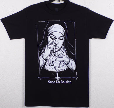 New ’Saca La Bolsita’ Unisex Silkscreen T-Shirt. Available From Small-2XL. - Small - Men’s Short Sleeve Shirt