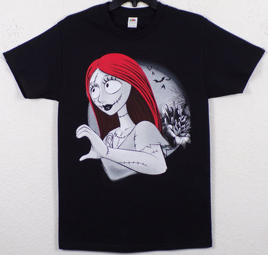 New ’Sally Skellington - Half Heart’ Women’s Silkscreen T-Shirt. Available From Small-3XL. - Small - Men’s Short Sleeve