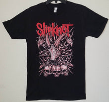 Load image into Gallery viewer, new slipknot red goat skulls unisex silkscreen t-shirt available from small-2xl women unisex music men apparel adult hard rock shirts tops
