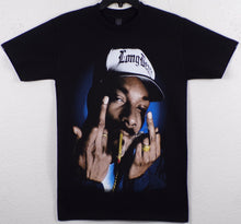 Load image into Gallery viewer, New ’Snoop Dogg Giving Double Middle Finger’ Unisex Silkscreen T-Shirt. Available From Small-3XL. 
