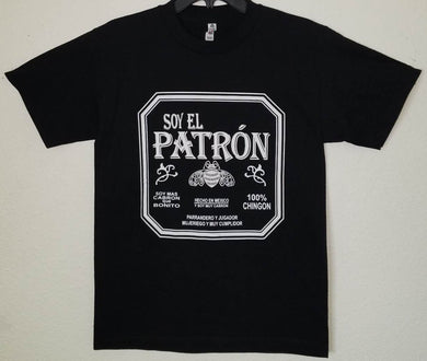 new soy el patron mens silkscreen t-shirt available from small-3xl mexican style men apparel adult shirts tops