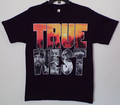 New ’True West Rap Artist’ Unisex Silkscreen T-Shirt. Available From Small-3XL. - Small - Men’s Short Sleeve Shirt