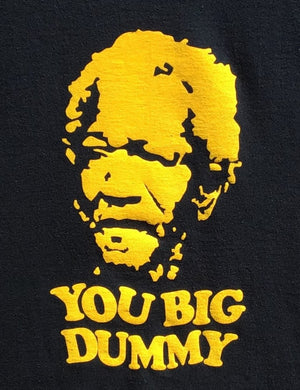 new you big dummy mens silkscreen navy blue t-shirt available small-3xl women vintage hollywood unisex tv redd fox men funny apparel adult shirts tops